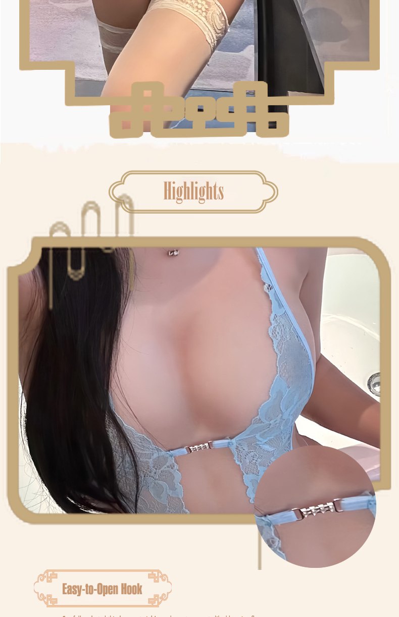 Halter Top Seduction See Through Sexy Lingerie For Cheap