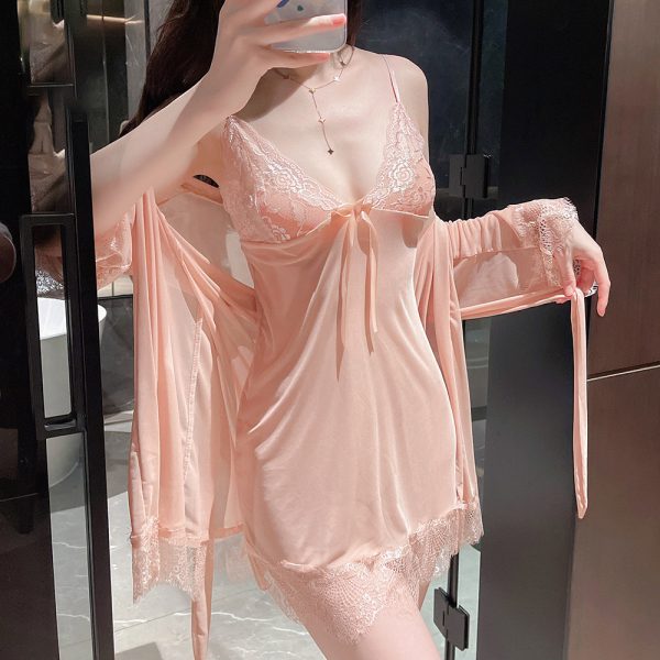 Babydoll Lingerie Sexy Nightdress Thong Set Underwear
