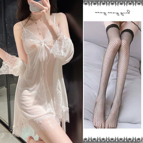 Babydoll Lingerie Sexy Nightdress Thong Set Underwear