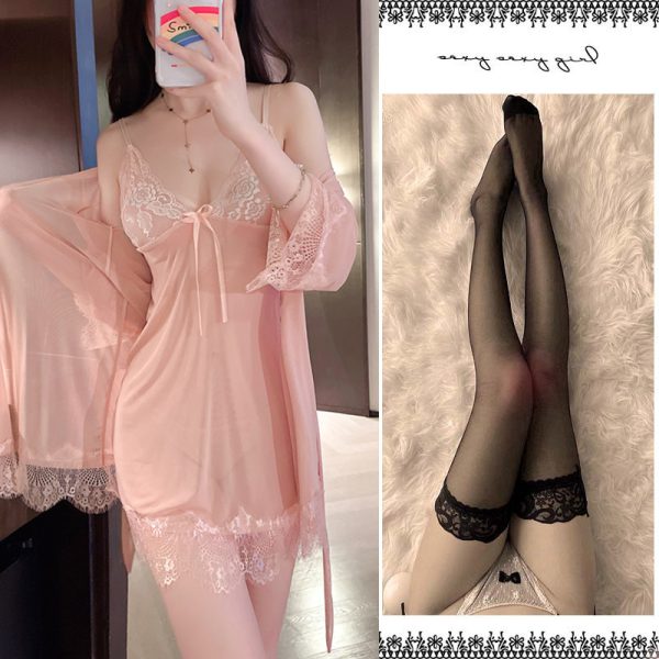 Babydoll Lingerie Sexy Nightdress Thong Set Underwear