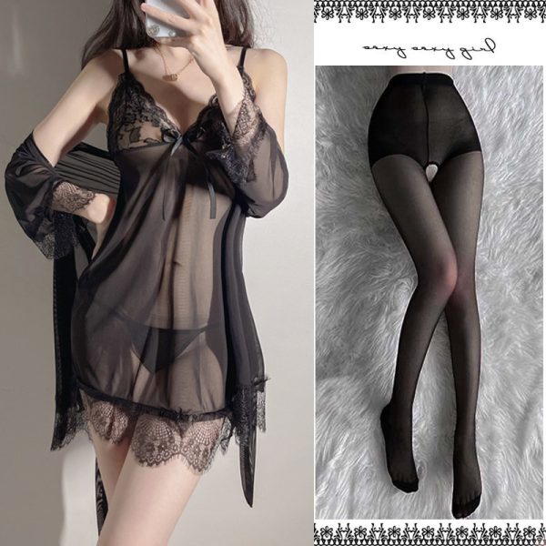 Babydoll Lingerie Sexy Nightdress Thong Set Underwear