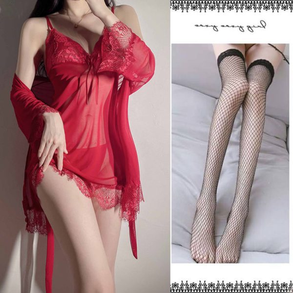 Babydoll Lingerie Sexy Nightdress Thong Set Underwear