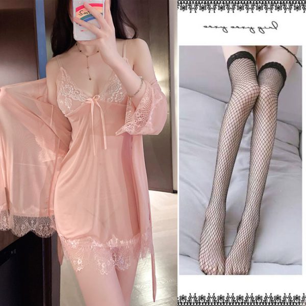 Babydoll Lingerie Sexy Nightdress Thong Set Underwear