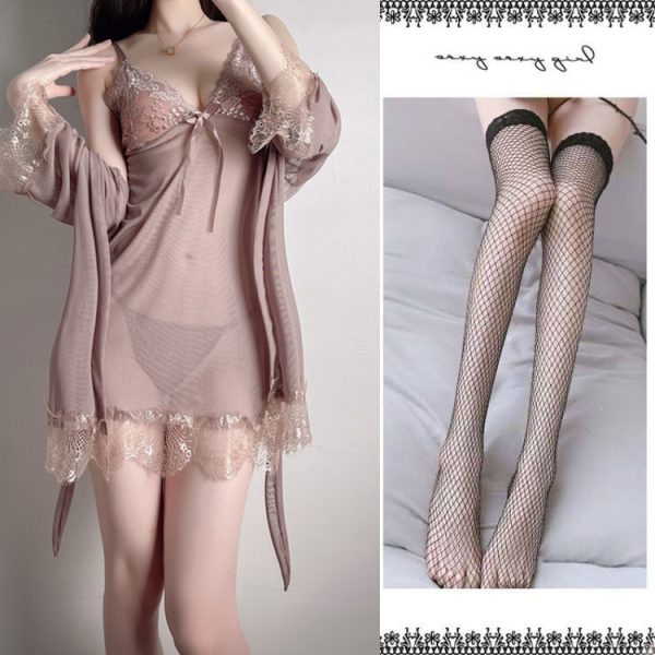 Babydoll Lingerie Sexy Nightdress Thong Set Underwear