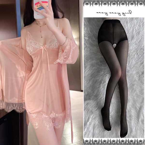 Babydoll Lingerie Sexy Nightdress Thong Set Underwear