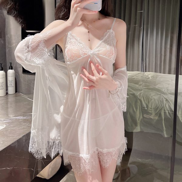 Babydoll Lingerie Sexy Nightdress Thong Set Underwear