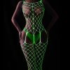 Glow In The Dark Lingerie Sexy Night Light Fishnet Tights