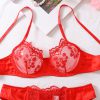 Emerald Green Lingerie Sexy Bra and Penty Set