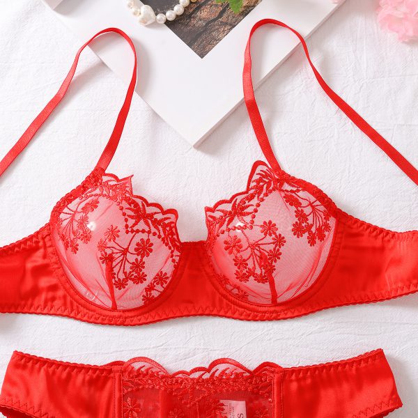 Emerald Green Lingerie Sexy Bra and Penty Set