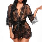 Black Lady Sexy Lingerie For Women Plus Size