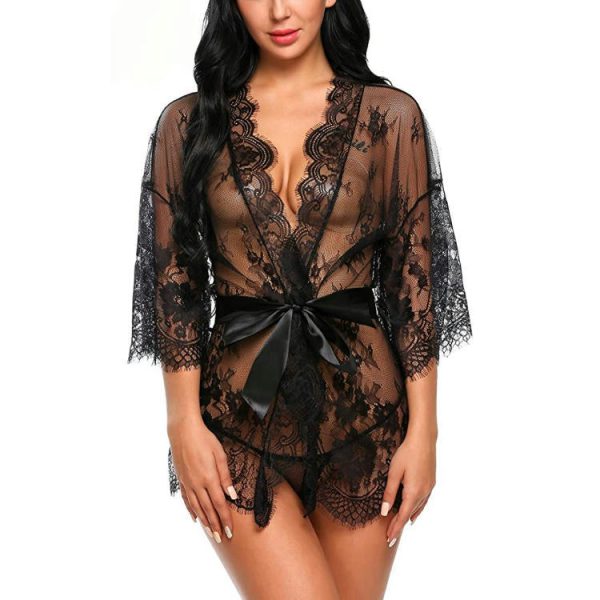 Black Lady Sexy Lingerie For Women Plus Size