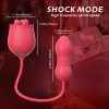 LustHue Female Adult Sex Toys Dual-Action Rose Vibrator Nipple Massager & Vaginal